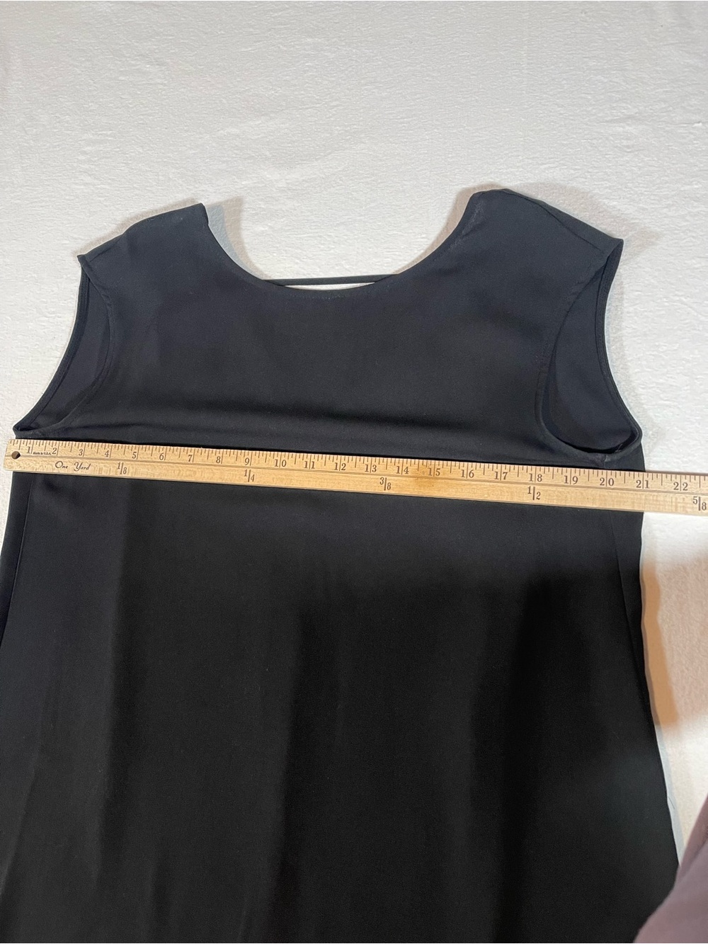 Halogen Women's Black Sleeveless Round Neck Deep-V Back Tank Size S - Picture 8 of 8